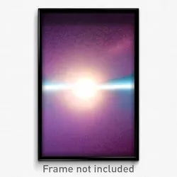 Pixel Art Poster - Graceful Outer Space (8 Bit Psychedelic Video Game Print)