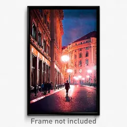 Pixel Art Poster - Attractive Vienna (8 Bit Psychedelic Trippy Video Game Print)