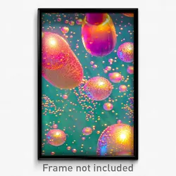 Pixel Art Poster - Bubbly Stocks (8 Bit Psychedelic Trippy Video Game Print)