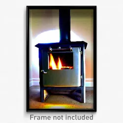 Pixel Art Poster - Zealous Stove (8 Bit Psychedelic Trippy Video Game Print)