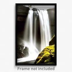 Pixel Art Poster - Coarse Falls (8 Bit Psychedelic Trippy Video Game Print)