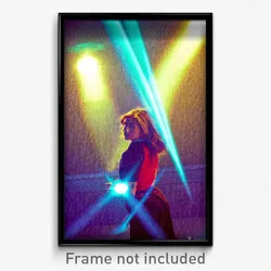 Pixel Art Poster - Muted Kingdom (8 Bit Psychedelic Trippy Video Game Print)