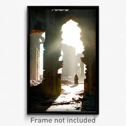 Pixel Art Poster - Deadly Ruin (8 Bit Psychedelic Trippy Weird Video Game Print)