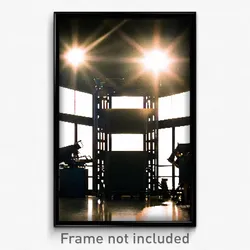 Pixel Art Poster - Dramatic Movie Studio (8 Bit Psychedelic Video Game Print)