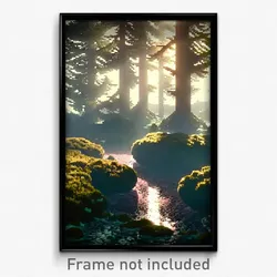 Pixel Art Poster - Rubbery Heath (8 Bit Psychedelic Trippy Video Game Print)
