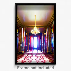 Pixel Art Poster - Fancy Room (8 Bit Psychedelic Trippy Weird Video Game Print)