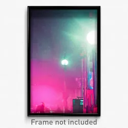 Pixel Art Poster - Clean Berlin (8 Bit Psychedelic Trippy Video Game Print)