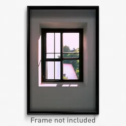 Pixel Art Poster - Unnatural Window (8 Bit Psychedelic Trippy Video Game Print)