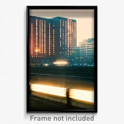 Pixel Art Poster - Gargantuan Berlin (8 Bit Psychedelic Trippy Video Game Print)