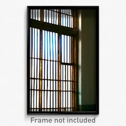 Pixel Art Poster - Unkempt Window (8 Bit Psychedelic Trippy Video Game Print)