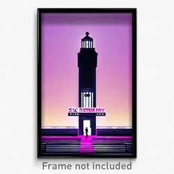 Pixel Art Poster - Slim Academy (8 Bit Psychedelic Trippy Video Game Print)