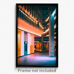 Pixel Art Poster - Adorable Barbican (8 Bit Psychedelic Trippy Video Game Print)