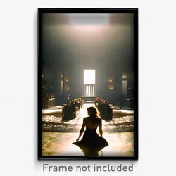 Pixel Art Poster - Admired Esplande (8 Bit Psychedelic Trippy Video Game Print)