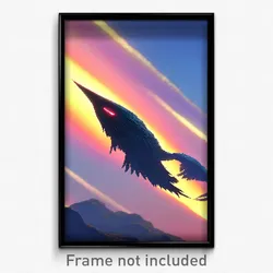 Pixel Art Poster - Gigantic Downs (8 Bit Psychedelic Trippy Video Game Print)
