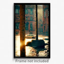 Pixel Art Poster - Rough Berlin (8 Bit Psychedelic Trippy Video Game Print)