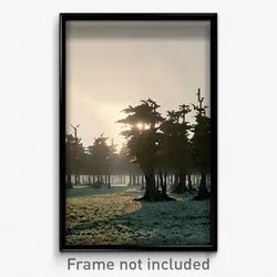 Pixel Art Poster - Bleak Copse (8 Bit Psychedelic Trippy Weird Video Game Print)