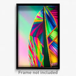 Pixel Art Poster - Multicolored Principality (8 Bit Video Game Print)