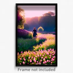 Pixel Art Poster - Quaint Heath (8 Bit Psychedelic Trippy Video Game Print)