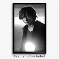 Pixel Art Poster - Colorless Kame (8 Bit Psychedelic Trippy Video Game Print)