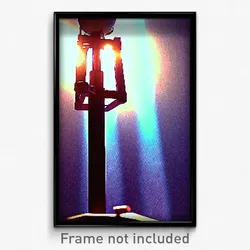 Pixel Art Poster - Realistic Stand (8 Bit Psychedelic Trippy Video Game Print)