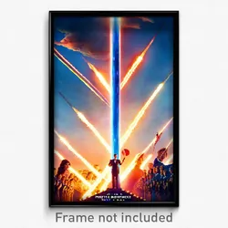 Pixel Art Poster - Terrific Independence Day (8 Bit Video Game Print)