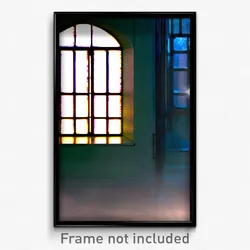 Pixel Art Poster - Nifty Window (8 Bit Psychedelic Trippy Video Game Print)