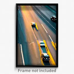 Pixel Art Poster - Rich Intersection (8 Bit Psychedelic Trippy Video Game Print)
