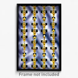 Pixel Art Poster - Acclaimed Movie Awards (8 Bit Psychedelic Video Game Print)