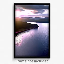 Pixel Art Poster - Large Loch (8 Bit Psychedelic Trippy Weird Video Game Print)