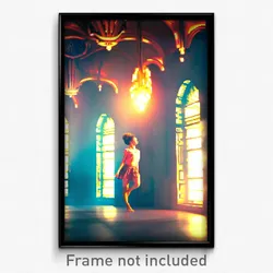 Pixel Art Poster - Artistic Way (8 Bit Psychedelic Trippy Video Game Print)