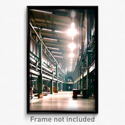 Pixel Art Poster - Superb Factory (8 Bit Psychedelic Trippy Video Game Print)