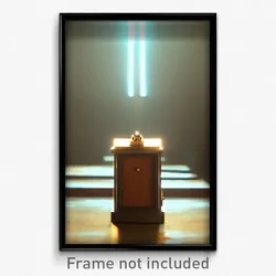 Pixel Art Poster - Tiny Chest (8 Bit Psychedelic Trippy Weird Video Game Print)