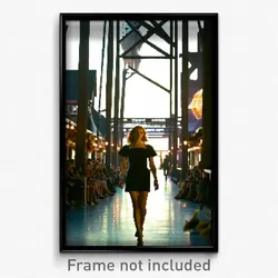 Pixel Art Poster - Quaint Catwalk (8 Bit Psychedelic Trippy Video Game Print)