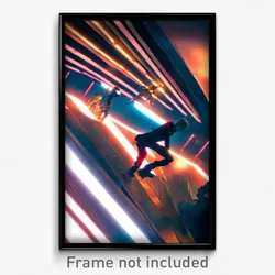 Pixel Art Poster - Tidy Vicarge (8 Bit Psychedelic Trippy Video Game Print)