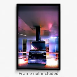 Pixel Art Poster - Massive Stove (8 Bit Psychedelic Trippy Video Game Print)