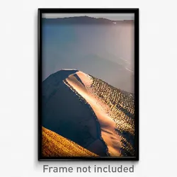 Pixel Art Poster - Pristine Butte (8 Bit Psychedelic Trippy Video Game Print)