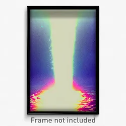 Pixel Art Poster - Fluid Flood (8 Bit Psychedelic Trippy Weird Video Game Print)