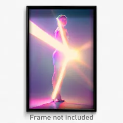 Pixel Art Poster - Vivid Claim (8 Bit Psychedelic Trippy Weird Video Game Print)