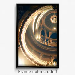 Pixel Art Poster - Circular Historical Architecture (8 Bit Video Game Print)