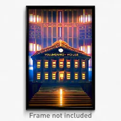 Pixel Art Poster - Voluminous Counting House (8 Bit Video Game Print)
