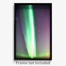 Pixel Art Poster - Thin Aurora (8 Bit Psychedelic Trippy Weird Video Game Print)