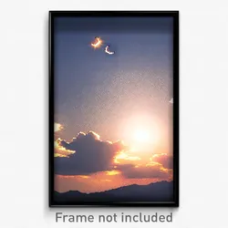 Pixel Art Poster - Magnificent Sun And Moon (8 Bit Psychedelic Video Game Print)