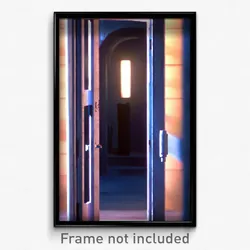 Pixel Art Poster - Agitated Entrance (8 Bit Psychedelic Trippy Video Game Print)