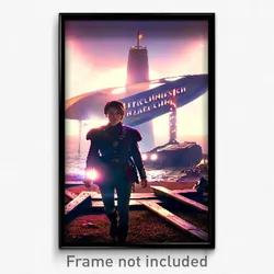 Pixel Art Poster - Outlandish Claim (8 Bit Psychedelic Trippy Video Game Print)