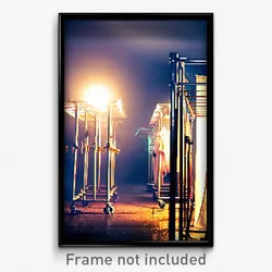 Pixel Art Poster - Damp Drying Rack (8 Bit Psychedelic Trippy Video Game Print)