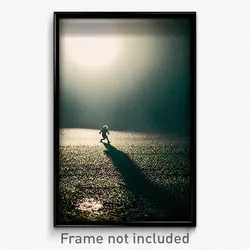 Pixel Art Poster - Meager Darkness (8 Bit Psychedelic Trippy Video Game Print)