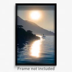 Pixel Art Poster - Realistic Bay (8 Bit Psychedelic Trippy Video Game Print)