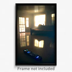 Pixel Art Poster - Remote Hospice (8 Bit Psychedelic Trippy Video Game Print)
