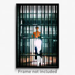 Pixel Art Poster - Pretty Prison (8 Bit Psychedelic Trippy Video Game Print)
