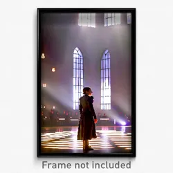 Pixel Art Poster - Jaw Dropping Sanctuary (8 Bit Psychedelic Video Game Print)
